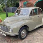 Remarkably, this 1948 Series MM car is said to be the seventh Morris Minor built and is believed to be the oldest car in private ownership. It wears chassis number 507, with 501 belonging to the National Motor Museum and no records of chassis numbers 502-506. It’s estimated at £14,000-£19,000.