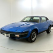 One of six Triumphs in the sale is this lovely Speke-built TR7 fixed-head coupe dating from 1976. Originally registered in East Anglia and showing just 37,000 miles, it boasts an immaculate interior and is expected to change hands for £10,000-£14,000.