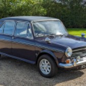 This 1974 Austin 1300 GT catches the eye in its Black Tulip hue and is described as being in very good condition, having been restored by a previous owner. It shows a mere 47,288 miles and is guided at £6000-£8,000.