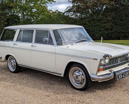 This 1967 Fiat 2300 station wagon is a rare UK survivor. The vendor, who has owned the car since 2008, reports that it runs and drives well, and that it has been little used in recent years. Restored in the past, it could be yours for a predicted £15,000-£18,000.