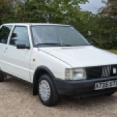 With one owner from new, this 1984 Fiat Uno 45 ES is a rare survivor. Its odometer shows 73,010 miles, and while its last MoT was in 2007, it is offered with no reserve and comes with a large history file that includes the original bill of sale.