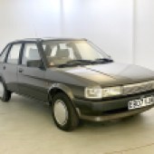 A one-owner car with 42,000 miles and lots of paperwork, this humble 1988 Maestro City X 1.3 isn’t immaculate but is an impressive survivor. It carries a guide price of £1000-£3000.
