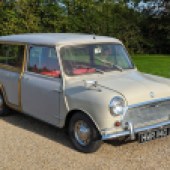 Stored from the 1980s until 2020, this 1969 Mk2 Morris Mini Traveller has received extensive recommissioning work. Its odometer shows 64,275 miles, covered in the hands of four registered keepers, and it boasts a current MoT until August 2024 despite not requiring one. It is estimated to bring the hammer down at £3500-£4500.