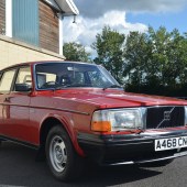 Described as a very original example in outstanding condition, this 1983 Volvo 240 DL automatic has had just two owners from new and comes with contemporary 240 accessory catalogue, plus old tax discs back to 1985. It’s covered a mere 64,500 miles and is expected to sell for £3000-£4000.