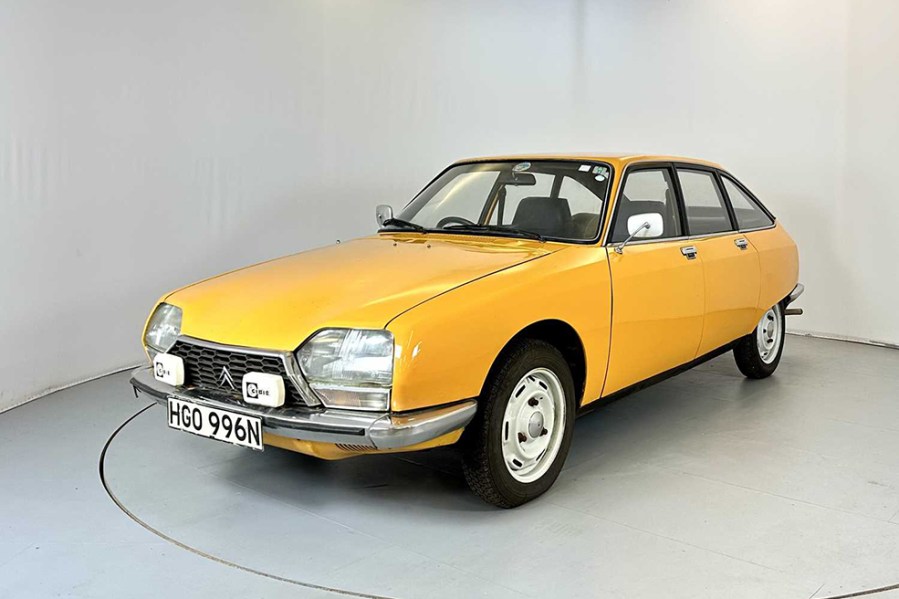 This 1975 Citroën GS X looked like an excellent survivor. A UK-supplied example, it showed 37,000 miles and came with a large history file including its original stamped service book. At £3815, it sold close to the top end of its guide.