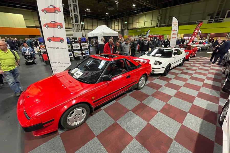 The MR2 Drivers’ Club put on a great display of all four generations of the MR2