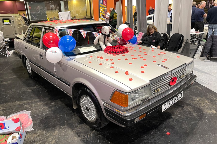 The Nissan 300C club has rebranded itself as the Datsun Nissan Classic Car Club but still put on a great display of 300C and Laurel models. This is Andrew Davis’s 1986 300C which unbelievably was bought for just £200 back in 2008 after it had spent 10 years in storage