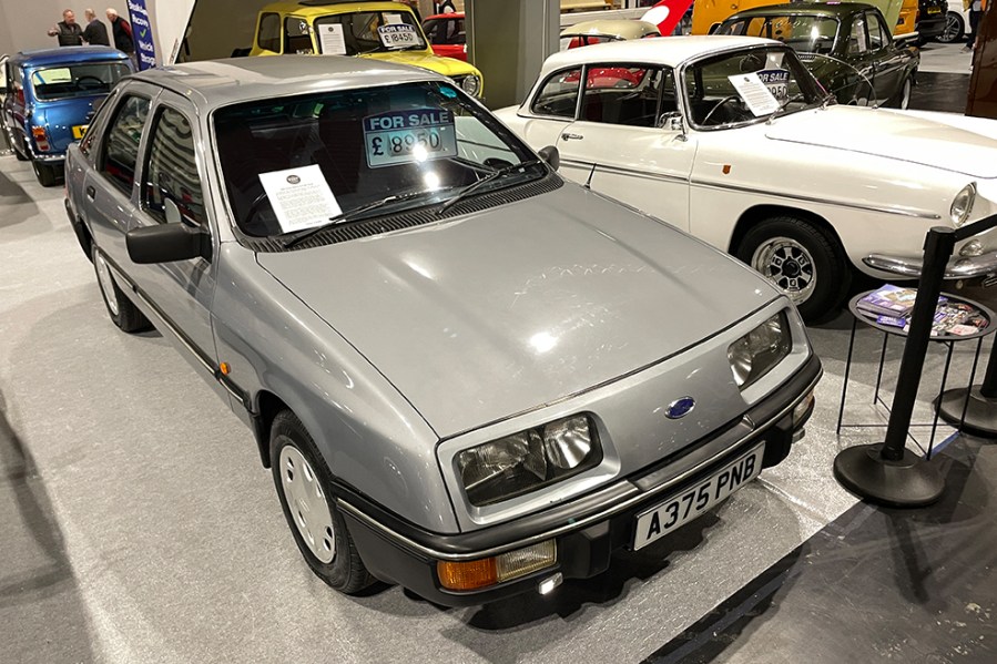 Another South African import was this unusually solid 1983 Sierra, the non-UK ‘GLE’ spec providing Cologne 2.3 V6 and automatic box