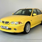One of several MGs in the sale, this 2003 ZS 180 is thought to be one of just 12 examples produced in Sunspot Yellow. Showing 38,000 miles, it had been treated to new belts and looked smart throughout, helping it to achieve a sale price of £5450.