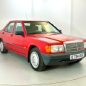 Another affordable classic comes in the form of this 1987 Mercedes 190E, offered with no reserve. The 2.0-litre petrol engine and manual gearbox pair well ,and given an enthusiastic buyer, will make for the perfect winter project.