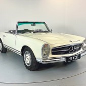 One of the sale’s other headliners was this 1965 Mercedes-Benz 230 SL ‘Pagoda’ – an original UK-supplied car that came complete with its hardtop. It was fully refreshed in 2014 to a high standard, and sold just above mid-estimate for £56,620.