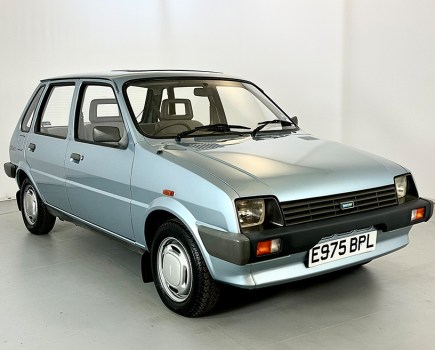 Easily the lowest-mileage car in the sale is this 1989 Austin Metro 1.3 CityX, with a mere 3000 miles covered. The extensive history includes the original sales invoice and almost every MoT certificate, including the current test to October 2024. An outlay of £8000-£10,000 is expected to secure it.