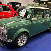 Looking smart in Almond Green, this 1999 Rover Mini Cooper has been treated to a 90bhp 'S Works' Conversion when nearly new, and had covered a mere 6350 miles in all. The one-owner example topped its £25,000-£30,000 estimate to sell for an impressive £30,375.