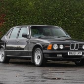 An original, UK-supplied, right-hand drive 735i SE B10 3.5, this special E23 was created by Alpina's authorised UK dealer, Frank Sytner, in conjunction with the factory. One of the original 37 cars, it has been extensively featured in magazines and wears a top estimate of £25,000.