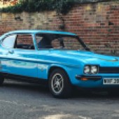 Perhaps the most sought-after Capri is the RS3100 model, extremely rare in the Olympic Blue hue of this 1973 example. With award-winning history and provenance as a Corgi model, its £54,563 sale price was no surprise.