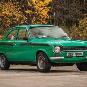 With one owner from new, this 1974 Ford Escort Mexico was a proper rarity. Following an engine rebuild and sparing use since 1989, the Modena Green Mk1 was surely a unique opportunity at auction and deservedly sold for £40,500.