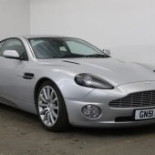 With just 24,200 miles on the clock, eight service stamps and a keen £50,000-55,000 estimate, this James Bond-approved modern classic could be a real bargain. It’s one of just 1,566 standard Aston Martin V12 Vanquish coupes made.