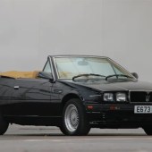 A fantastic slice of 1980s excess, this Maserati Biturbo Spyder comes complete with lots of history and a desirable manual gearbox. With just 70,000 miles recorded it’s a lot of car for around £11,500–12,500.
