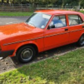 This Ital 1.3 HL, finished in super bright Vermillion paint, has covered just 4548 miles from new. The time-warp Morris carries a guide price of £8000-£10,000 but is offered at no reserve, which will surely entice bidders.