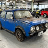 The 1275GT is amongst the most sought-after Minis, but this 1976 example needs some love. It was last on the road 36 years ago and requires extensive restoration, but the £1500-£2500 guide price will doubtless attract plenty of Mini fans.