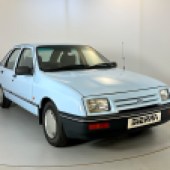 Another repatriated South African car, this 1985 Ford Sierra has just 51,000 miles on the clock, includes original documentation and appears immaculate. With a £5000-£6000 guide price, it’s surely a unique auction opportunity.