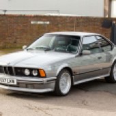 This 1988 BMW 635CSi defies its 171,000 miles, presenting in fantastic condition. Benefitting from an engine rebuilt during the late 1990s, BBS split-rims and what’s believed to be a Zender bodykit, it’s offered with no reserve and a £10,000-£15,000 guide.