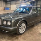 This magnificent 2007 Bentley Arnage RL is one of the later facelifted, long-wheelbase models and appeared spotless. It beat its lower estimate to sell for £30,100, which is still less than many of the options on its current-day equivalent.