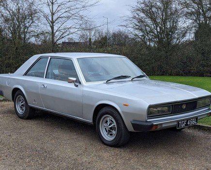 Perhaps the rarest car in the sale was this stunning 1973 Fiat 130 Coupe. Boasting the lovely 3.2-litre V6 and substantial recent specialist expenditure, it flew past a £5000-£7000 estimate to sell for £9072.