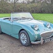 This 1960 Austin-Healey Frogeye Sprite was very unusual, sporting a Shorrock supercharger that was approved by BMC and fitted (we believe) by Donald Healey Ltd in Warwickshire. Dry-stored until recommissioning in 2013, it topped its upper estimate to sell for £15,012.