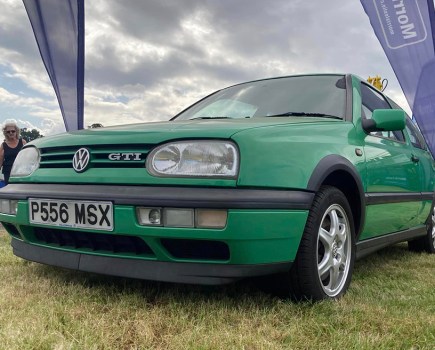 The otherwise anonymous Mk3 Golf GTI certainly stands out here – this 1997 Colour Concept Edition is resplendent in Salsa Green with colour-matched leather interior. The rarity and fantastic condition earn it a £4000-£5000 estimate.