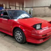 The once cheap Toyota MR2 Mk1 is now a fast-appreciating classic. This imperfect but outwardly honest 1988 example smashed its £1500-£2250 estimate to sell for £4070
