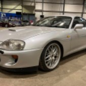 The Toyota Supra ‘A80’ is a darling of the modified car scene, so to see this 1995 Twin-Turbo Automatic in near stock condition was a refreshing sight. One of just 470 UK-spec automatics and owned by the vendor for 23 years, it sold mid-estimate for £26,069.