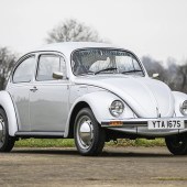 Final Edition VW Beetle from 1978 is one of the very last factory RHD cars. Said to have been sympathetically restored a decade ago, it sold for £9000.
