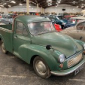 Complete and with an engine that turns, this 1967 Morris Minor 1000 pickup could make for a very practical project at an estimated £6000–7000.