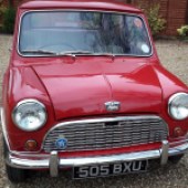 This 1961 Austin Seven Mini was lightly restored by its owner of 20 years and included many 1959 model features, including wheel trims, flat sills and a floor push-starter. Resplendent in red with a red-over-white interior, it looks a tempting lot.