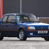 With just 6000 miles and in the coveted Miami Blue, this 1.9 model was the top of the 205 GTI tree which explains the £42,500 sale price.