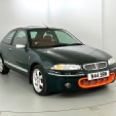 Hard to miss thanks to its distinctive orange grille, this 2000 Rover 200 BRM was one of just 750 examples of the 200vi-based hot hatchback, boasting bespoke wheels and a quilted red leather interior. This 85,000-mile example sold mid-estimate for £3542.