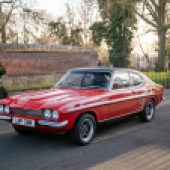 This 1973 Ford Capri Mk1 is more than meets the eye – the sole 351 V8 conversion carried out by Super Speed of Essex, it boasts a five-speed gearbox, limited-slip differential and stainless exhaust. Featured in our sister title, Classic Ford, it’s guided at £30,000-£40,000.