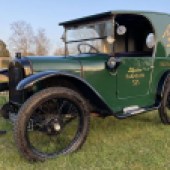Austin Sevens are an auction favourite, but this 1926 van is something of a rarity. Extremely tidy throughout and sporting new carpets, plus bespoke ‘Aaustin Seven Sales & Service’ signwriting, the vintage commercial is estimated at £8000-£10,000.