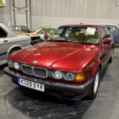 This 1995 BMW 750iL was built for VIP security/the Diplomatic Service and featured rear curtains, pistol holders, armoured doors and an external speaker. Unused since 2019, it was offered with a guide of £6000-£10,000, but sold for an impressive £19,575