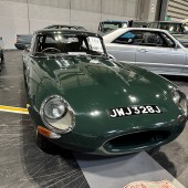 Believed to be a Series 1.5 fixed head Coupe and not registered until 1971, this Jaguar E-Type had been comprehensively rebuilt to fast-road specification, with upgrades including a later XK engine tuned to produce 265bhp and a five-speed gearbox. It sold for £61,875.