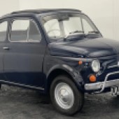 An original UK car, this 1968 Fiat 500F charmed in its unusual Blue Scuru (dark blue) hue. Well-restored and boasting a chunky history file despite having covered just 53,000 miles, it sold for £10,080.