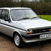 Restored in 2014 and with just 26,500 miles on the odometer, this 1983 Ford Fiesta 1.1S is thought to be one of 10 surviving cars in Britain. It looks excellent inside and out, has done only 2000 miles since restoration and carries an £8000-£10,000 estimate.