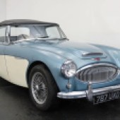 This stunning 1963 Austin-Healey 3000 BJ7 was imported from Kentucky in 2003 and has had just one British owner since. Converted to right-hand drive and generally presenting superbly, it looked good value at £36,960.