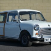 Hobbs Parker often has early Minis in, and this 1968 Austin 1000 Traveller looks a sweetie. Comprehensively restored, including a complete new floor, wings, A-frames, door skins, a whole new interior and fresh wood, it presents beautifully and earns itself a £13,000–14,000 estimate.