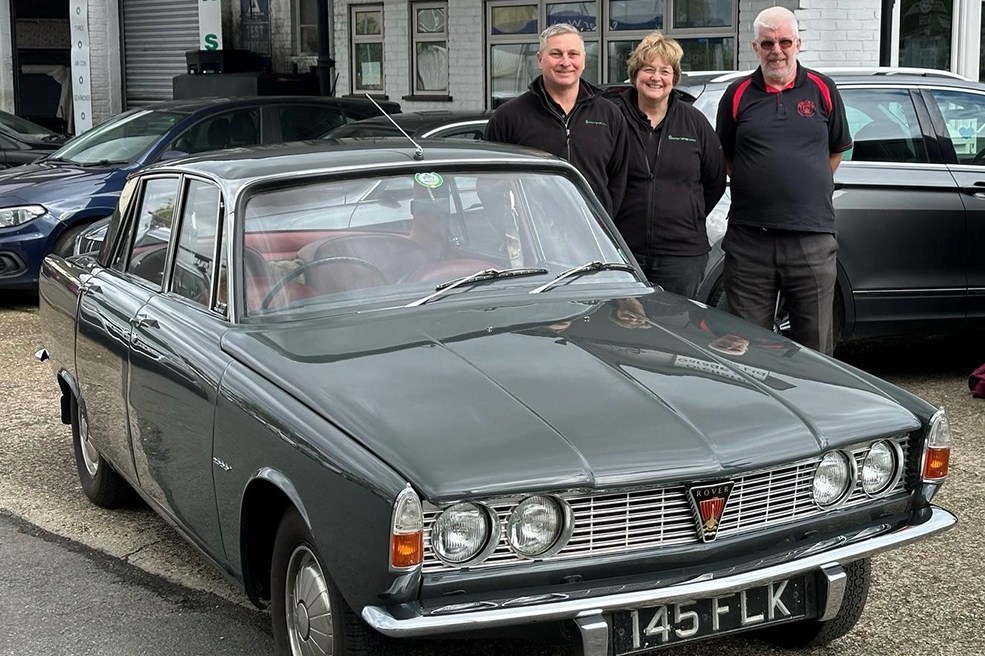 Range Rover P6 Rover P6 returns to site of its first MOT for its 40th test - Classics ...