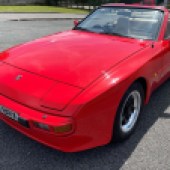 As summer approaches, this 1984 Porsche 944 Convertible could be the perfect car to enjoy it in. In the tasteful spec of Guards Red with ‘cookie cutter’ wheels, it’s estimated at £7500–9500.