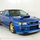 This 1997 Subaru Impreza WRX boasts a rebuilt forged engine and six-speed STI gearbox, putting 358bhp to the ground. Fully rebuilt suspension and a recent respray in Sonic Blue ensures it looks and drives fantastically in equal measure, equating to an atrractive £8000–10,000 estimate.