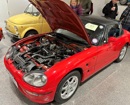 With just two previous owners and seemingly in excellent, unmodified condition, we were all keen on this 1994 Suzuki Cappuccino. The diminutive roadster was hammered away for £6500.