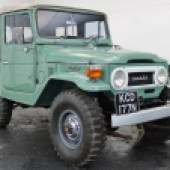 Imported from Indonesia, this seemingly immaculate 1975 Toyota Land Cruiser FJ40 Soft-top benefitted from a recent mechanical overhaul to its 4.2-litre powerplant. The FJ40 is highly prized by collectors, so we weren’t surprised to see it sell for £28,672.
